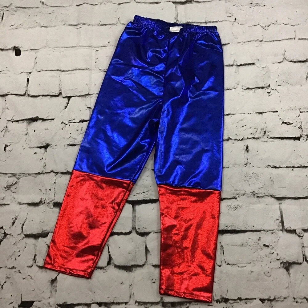 Rubie's Captain Marvel Girls Sz M Halloween Costume Cosplay Gloves Top Leggings